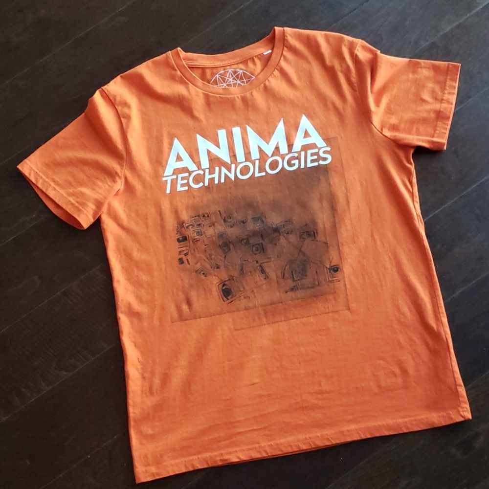 Thom Yorke Orange Short Sleeve Concert T-shirt